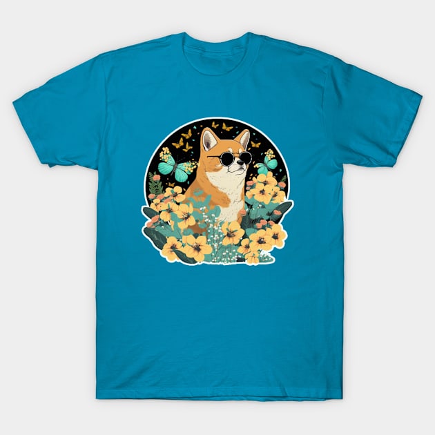 Cute Cool Shiba Inu T-Shirt by Zoo state of mind